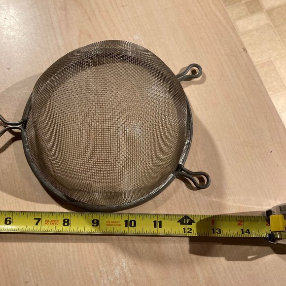 Vintage Black Bakelite Strainer, black Handle Stainer, Black Strain  13 inch - Picture 2 of 2